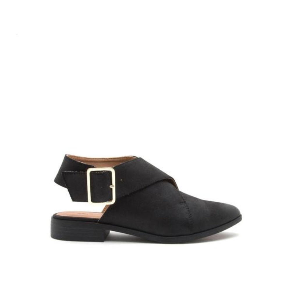 Last Pair! Buckle Wrap Flats - Picture 2 of 5
